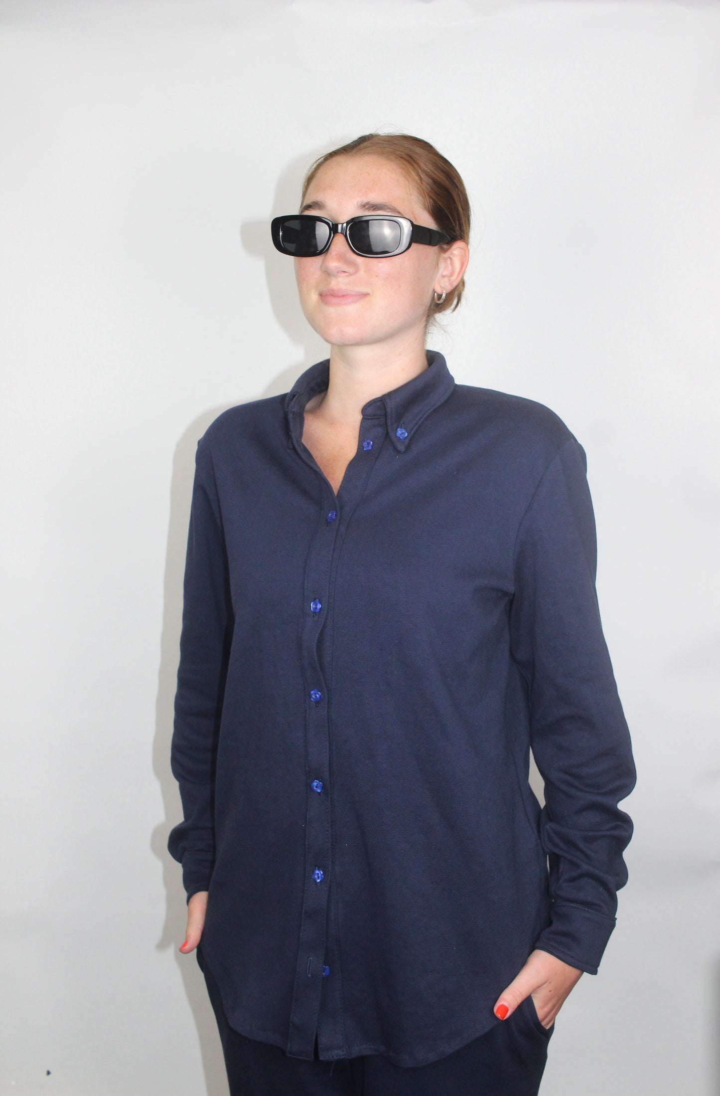 Navy Navy Top