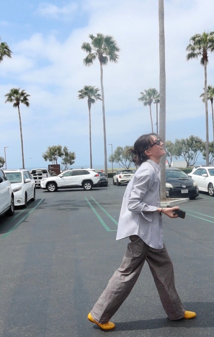 Earl Grey Polka Dot Top